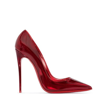 

CHRISTIAN LOUBOUTIN Red So Kate 120 Patent-leather Pumps
