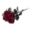 thumbnail image 3 of Flores artificiales Halloween Un ramo de Decoración decorativa para el hogar Decoración para fiestas Ramo de rosas artificiales para SM SunniMix flores de imitación de halloween, 3 of 8