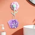 thumbnail image 4 of YATLTE Adhesive Wall Hooks, Heavy Duty White Yellow Flower Wall Hangers, Flower Hooks for Hanging Towel Coat Sticky Hooks for Bathroom Shower Kitchen, 4 of 4