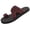A Wine, variant on Wovix Women'S Slipper Flat Slide Sandals Fashionable Elegant Cross Strap Simple Shoes Indoor Outdoor Shoes