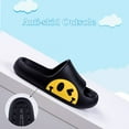 thumbnail image 4 of Sandals for Girls and Boys,Mens Slippers Sandals for Women,EVA Anti-Slip Indoor & Outdoor Kids Slippers Smile Face Open Toe Spa Bath Pool Gym House Casual Shower Shoes, 4 of 9