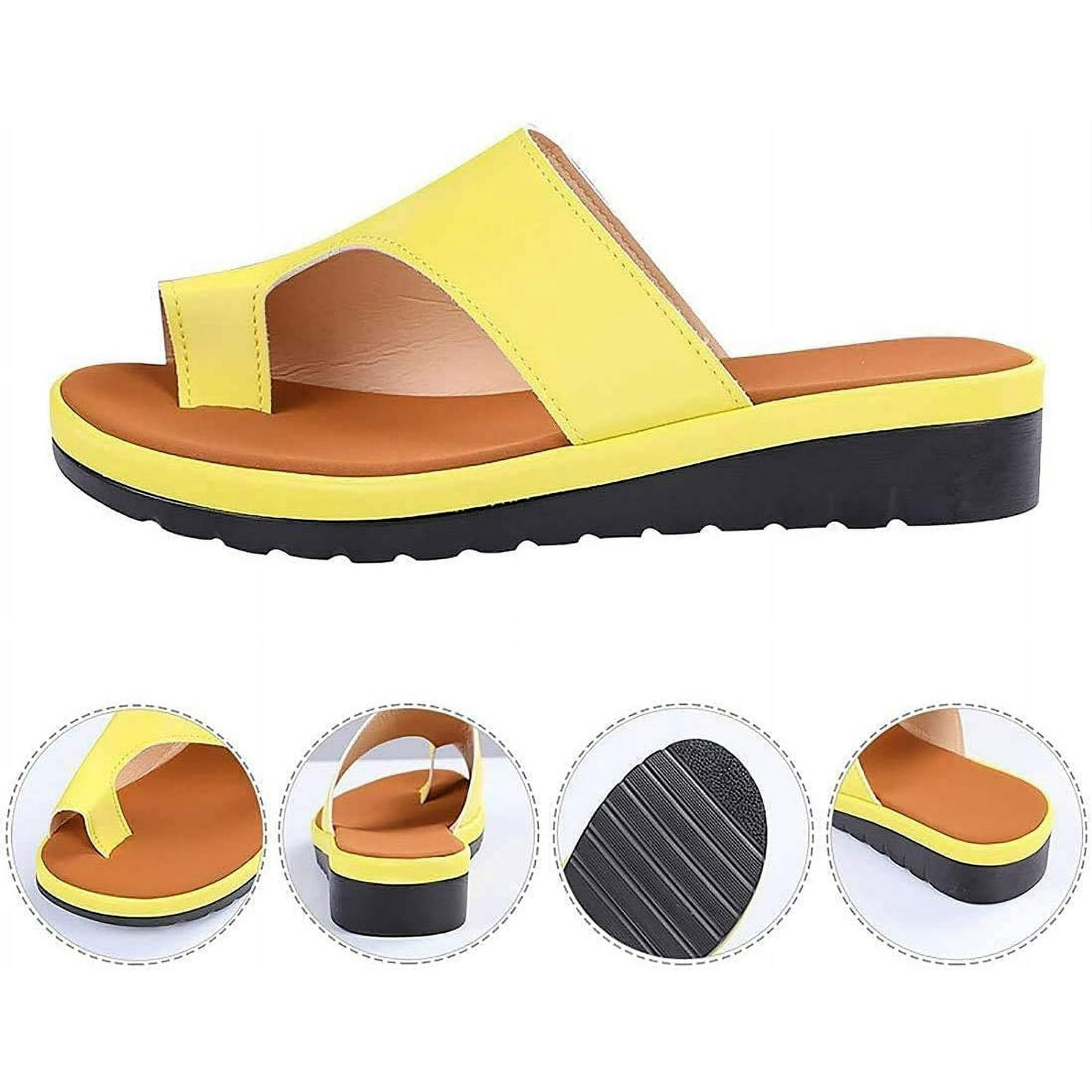 ORUYROP Bunion Sandals for Women Sandals for Bunions Correction Women Bunion Sandals for Women with Arch Support