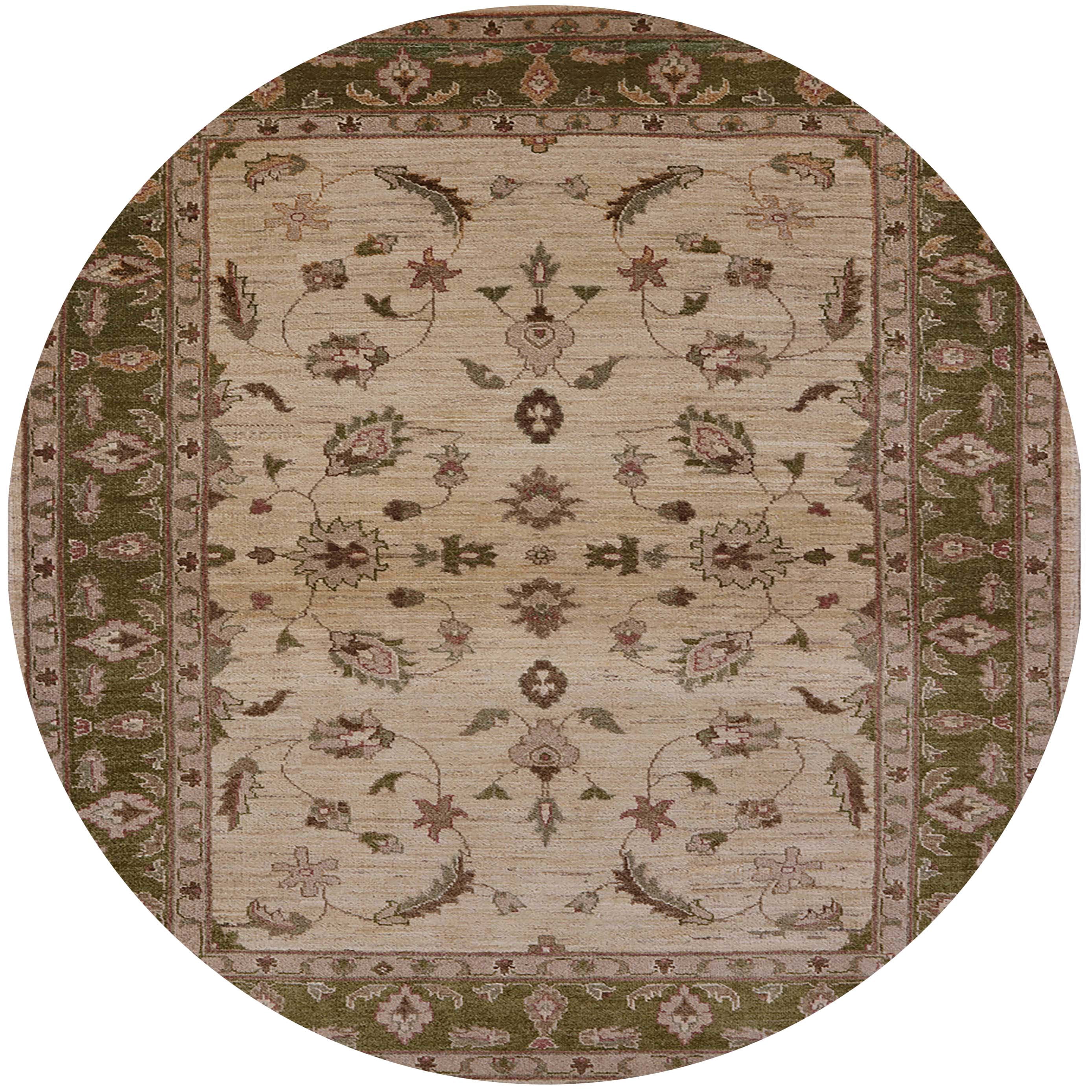 Round Rug Camel Ahgly Company Indoor Round Mid-Century Modern Camel Brown Oriental Area ...