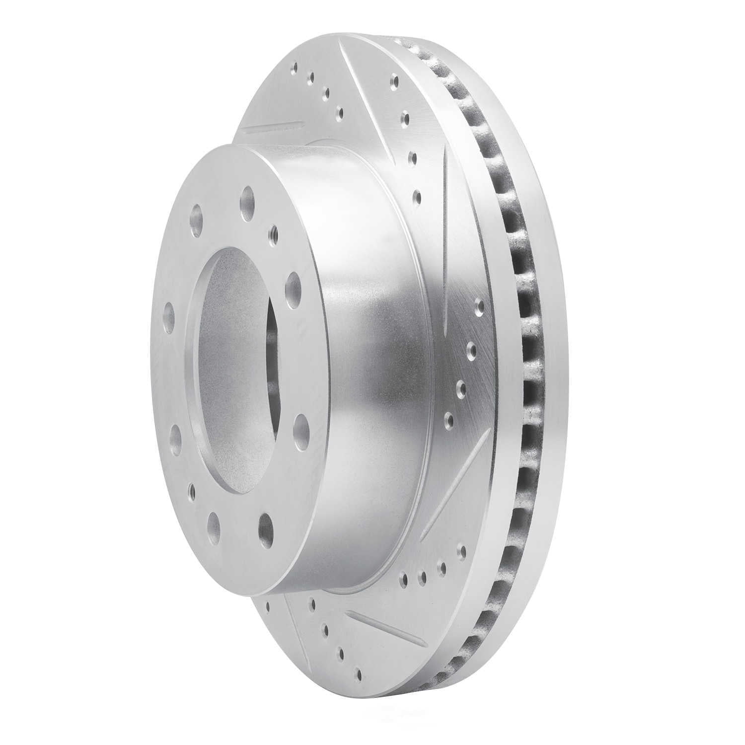 Dynamic Friction Company 631-40045R DFC Brake Rotor - Drilled And Slotted - Silver