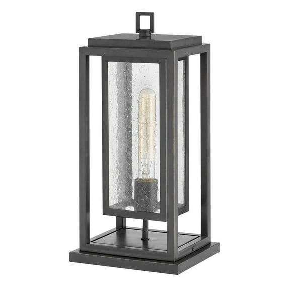 1 Light Medium Outdoor Pier Mount in Transitional Style 7 inches Wide By 16.5 inches High-Oil Rubbed Bronze Finish-E26 Medium Lamp Base