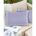 thumbnail image 6 of Pure Lavender Throw Pillow Covers, Simple Solid Color Soft Breathable Pillow Cases with Invisible Zipper for Sleeping, Body Pillowcases for Couch Bed Sofa Chair 24x36 Inches, 6 of 6