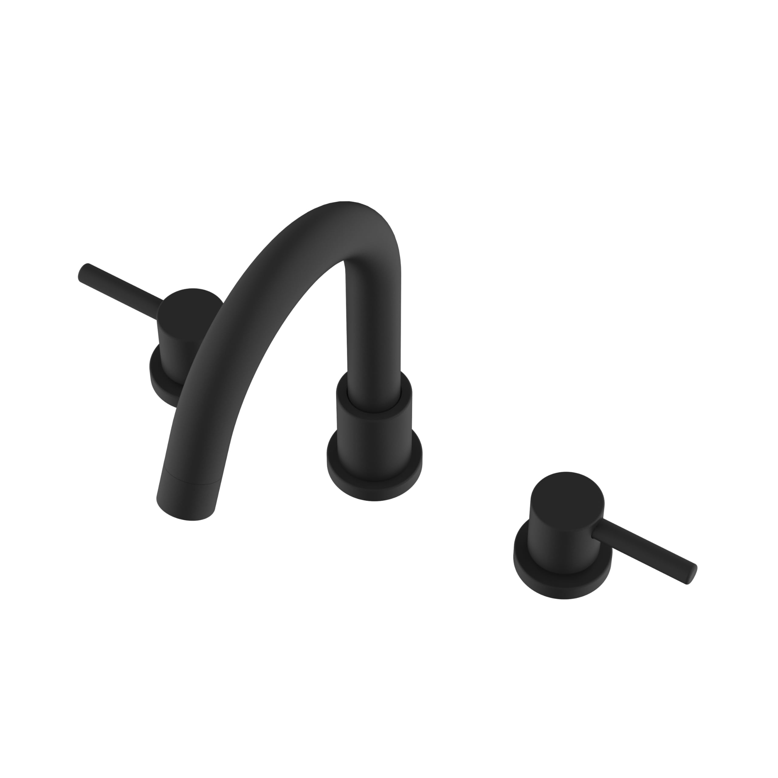 8 inch Widespread Bathroom Faucet, Bathroom Sink Faucet with Pop-up Drain and Supply Lines, Two Handles, 360 Degree Swivel Sink Faucet for Bathroom Sink Vanity RV Farmhouse Sink