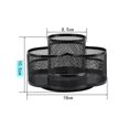 thumbnail image 3 of Spinning Collection Mesh Desk Organizer, Black 18*10.5 cm, 3 of 5