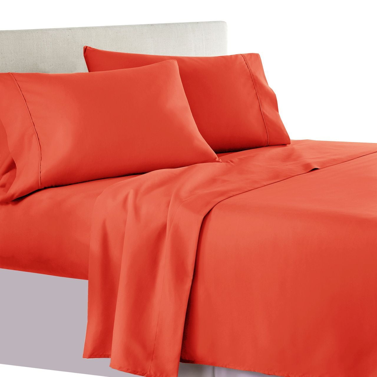 Luxury Split Queen Bed Sheet Set Solid 340 Thread Count