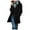 Black, variant on Splozh Ladies Jackets Fall Women Long Autumn Coat Loose Trench Coat Long Jacket with Pockets Wool Coat Single Black,S