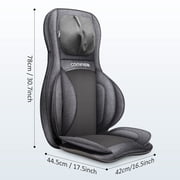 Comfier Neck Back Massager with Heat, Electric Kneading Massage Chair Pad, Air Compression Seat Cushion Massagers