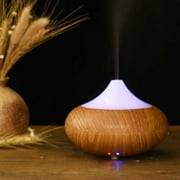 Oak Leaf Electric Essential Oil Diffuser Humidifer Aromatherapy Cool Mist Air Ultrasonic with Color Light Auto Shut Off Function Yogo Spa 140ML