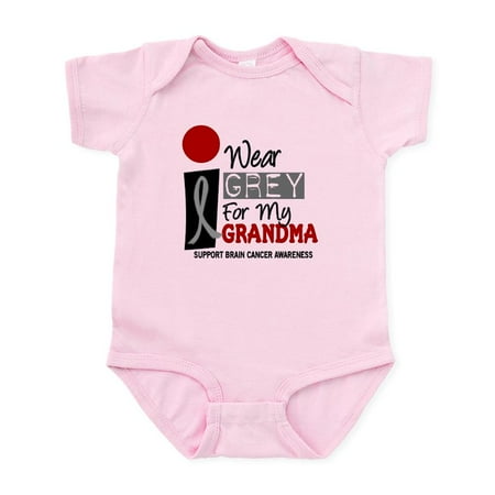 

CafePress - I Wear Grey For My Grandma 9 Infant Bodysuit - Baby Light Bodysuit Size Newborn - 24 Months