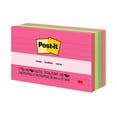Postit Notes, 3 in x 5 in, Poptimistic, Lined, 5 Pads