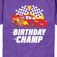 thumbnail image 3 of Cars - Birthday Champ - Toddler & Youth Short Sleeve Graphic T-Shirt, 3 of 6