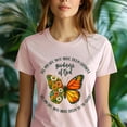 thumbnail image 5 of Christian Goodness of God Butterfly Floral Faith Graphic T-Shirt, Black, Size 2XL, 5 of 6