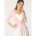 thumbnail image 3 of Cardigan Dobladillo Rizado RebeDe Punto Frente De CorbaPaMujeres RoM, 3 of 6