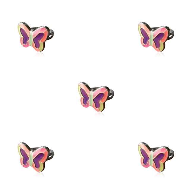Sonducket Anillos de humor Cambio de color Accesorios para dedos Llenadoras de bolsas termocrómicas Tipo 1 Tipo 1 5Conjunto