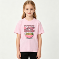 thumbnail image 2 of K-Pop And Ramen Girls Graphic Tee, Cute Japanese Anime Bowl 100% Cotton Kids Short Sleeve T-Shirt, 2 of 5