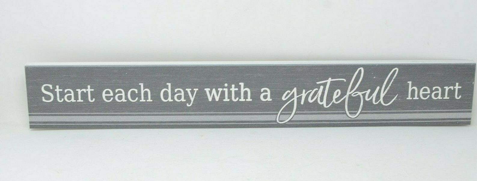 Bee & Willow Home Start Each Day 24" X 3.5" Wall Sign
