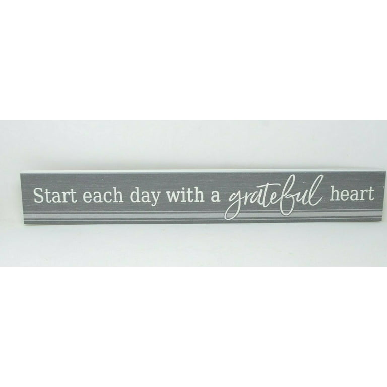 Bee & Willow Home Start Each Day 24 X 3.5 Wall Sign