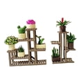thumbnail image 2 of Kit de estante para plantas a escala 1/64, adornos para balcón, accesorios de fotografía pequeños, muebles para casa de muñecas, accesorios para casa Estilo C, 2 of 9