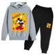 thumbnail image 3 of Sudadera con capucha deportiva de dibujos animados para niños, pantalones de manga larga, traje de moda para niños y niñas, conjunto de 2 piezas de primavera, ropa para bebés, ropa para niños, 3 of 5