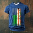 thumbnail image 1 of Ceisia Men's St. Patrick's Day American Irish Flag Shamrock T-Shirt | Short Sleeve Crew Neck Casual Tee Gifts, 1 of 4