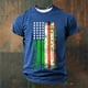 thumbnail image 1 of Ceisia Men's St. Patrick's Day American Irish Flag Shamrock T-Shirt | Short Sleeve Crew Neck Casual Tee Gifts, 1 of 4