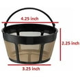 thumbnail image 3 of The reusable 8-12 basket coffee filter is suitable for coffee machines and brewing machines. Replace the reusable coffee filter-BPA free, 3 of 7