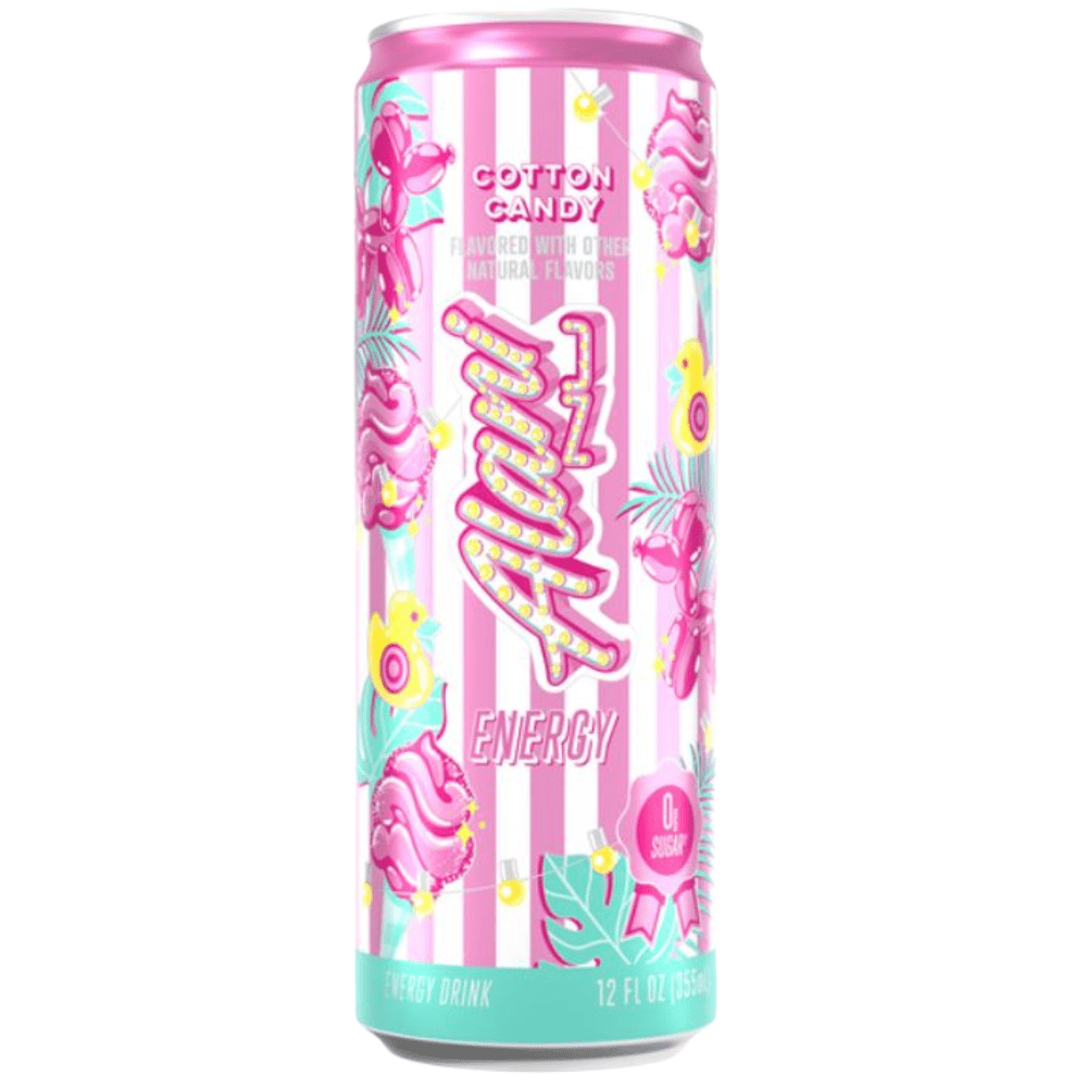 Alani Nu Energy Drink, Cotton Candy , Sherbet Swirl , Blue Slush Variety Pack,Sugar-Free, Low-Calorie, 200mg Caffeine, Energy Boost Drink 12 fl oz (Pack of 3)