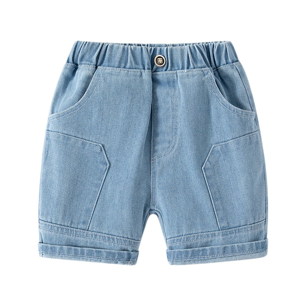 BULLPIANO 16Y Toddler Boys Girls Jean Short Kids Baby Denim Shorts