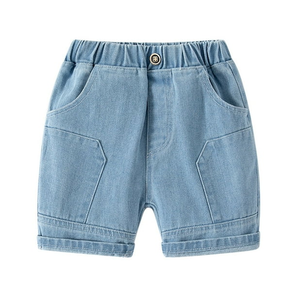 BULLPIANO 16Y Toddler Boys Girls Jean Short Kids Baby Denim Shorts