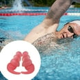 thumbnail image 6 of Silicone Swimming Ear Plugs for Adults & Teens 14+, Waterproof Reusable Earplugs for Swimming Surfing Snorkeling Showering, Comfortable Swim Ear Protection for Pool Beach, 6 of 6