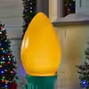 thumbnail image 3 of 3 ft. Battery Operated LED Jumbo Yellow Bulb Holiday Yard Decoration, 3 of 6