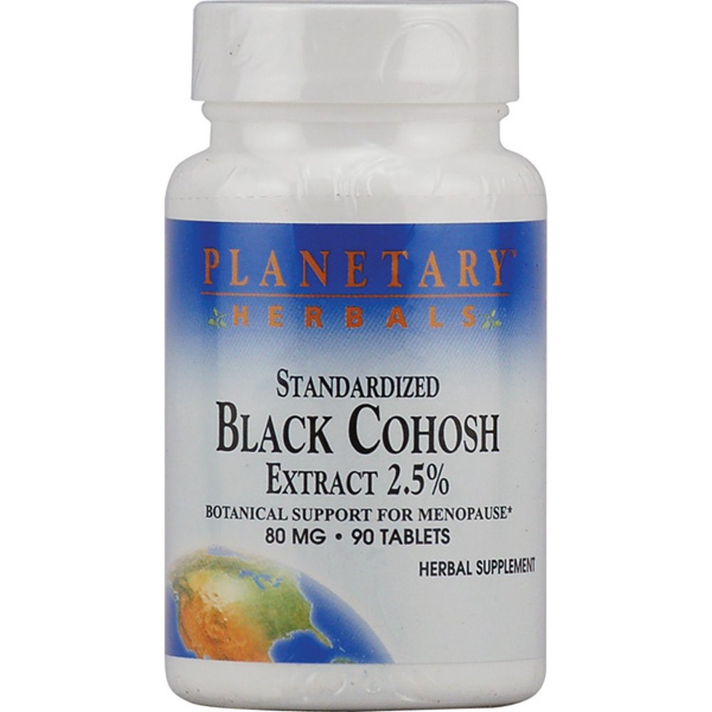 Black Cohosh Extract 2.5 80 mg 90 Tablets by Herbals