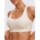 thumbnail image 5 of Sostén CRZ YOGA Naked Feeling con tirantes y copas acolchadas para yoga Blanco XL, 5 of 6