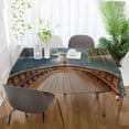 thumbnail image 5 of Yayeee Tablecloths for Rectangular Tables 60 x 108 inch Party Table Cover, Wooden Boat, 5 of 6