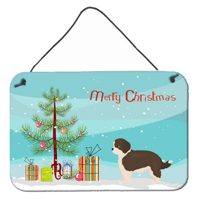 Carolines Treasures CK3840DS812 Havapoo No.1 Christmas Tree Wall or Door Hanging Prints