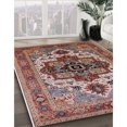 thumbnail image 2 of Ahgly Company Indoor Rectangle Mid-Century Modern Light French Beige Brown Oriental Area Rugs, 5' x 8', 2 of 6