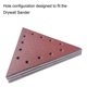 thumbnail image 5 of 30 Piezas de Papel de Lija Triangular de Hebilla de 11-1/4 Pulgadas para Lijadora de Paneles de Yeso - 5 Piezas Cada 60 80 100 120 150 240 Papel de Lija, 5 of 5