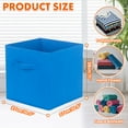 thumbnail image 2 of YOYTOO 6 Pack Foldable Cube Storage Bins, 11" Collapsible Fabric Cube Organizer Baskets Bins, Royal Blue, 2 of 9