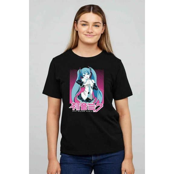 Hatsune Miku Project Diva Kawaii Vocaloid Anime T-shirt up to size 5XL.
