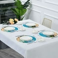 thumbnail image 5 of 15.4" Round Placemat Set of 4 Polyester Fabric Place Mats Non-Slip Dining Kitchen Table Mats for Kitchen Party Decor Serene Beach Scene, 5 of 5