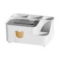 thumbnail image 2 of Porta pañuelos Organizador de mesa para el hogar Servilletero para encimeras Cajonera Blanco L, 2 of 9