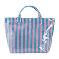 thumbnail image 1 of Bolsa de deporte impermeable de gran capacidad para gimnasio, playa o picnic. Azul rosa, 1 of 9