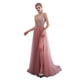thumbnail image 1 of Vestido elegante de mujer con lentejuelas divididas, sexy, escote en V, sin espalda, vestido de noche, 1 of 5