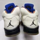 thumbnail image 5 of Ni - ke Air Jordan 5 Retro International Flight Mens Sneakers Shoes Sz 12 White High Top, 5 of 5