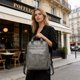 thumbnail image 5 of Mochila multifuncional de moda para mujer, de gran capacidad, material de PU impermeable, textura suave y diseño elegante para trabajo y escuela., 5 of 6