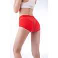 thumbnail image 3 of Women's Sexy Underwear High Waist Stretch Briefs Soft Underpants Breathable Ladies Panties GB18 Red 2XL, 3 of 4